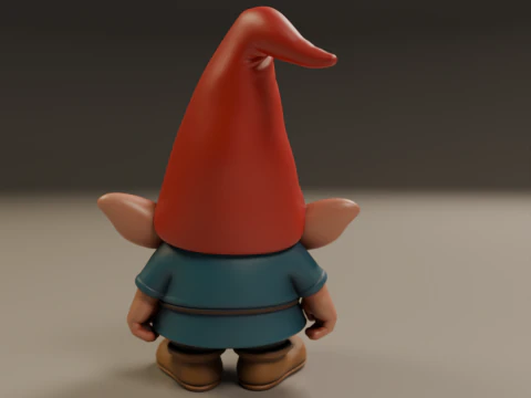 Garden gnome 3D Print Model