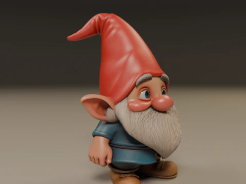 Garden gnome 3D Print Model