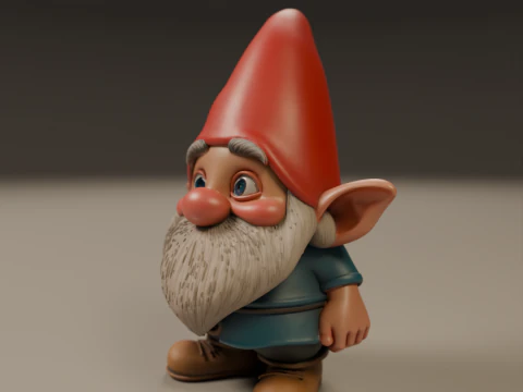 Garden gnome 3D Print Model