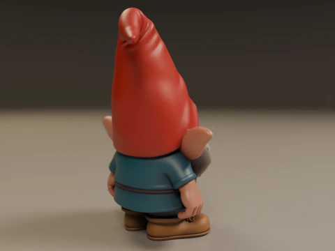Garden gnome 3D Print Model