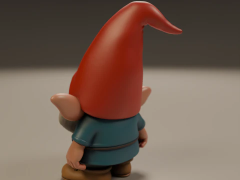 Garden gnome 3D Print Model