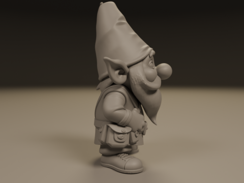 Garden gnome 3D 打印模型