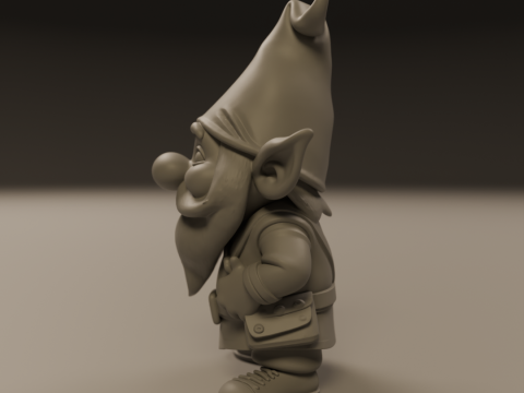 Garden gnome 3D 打印模型