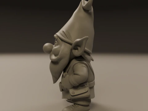 Garden gnome 3D Print Model