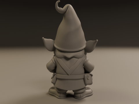 Garden gnome 3D 打印模型