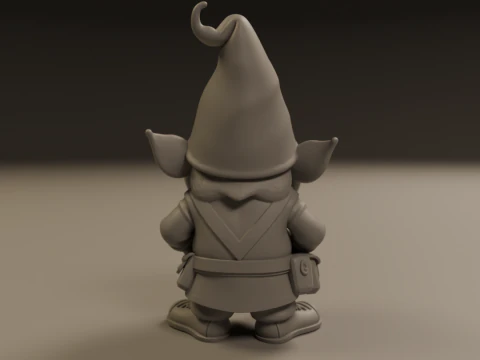 Garden gnome 3D Print Model