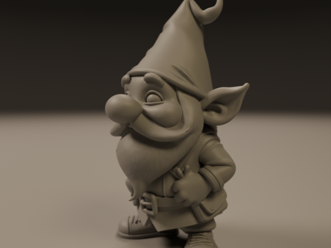 Garden gnome 3D 打印模型