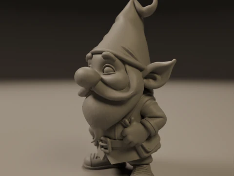 Garden gnome 3D Print Model