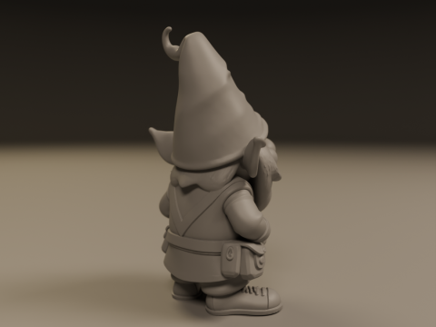 Garden gnome 3D 打印模型