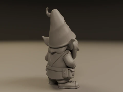 Garden gnome 3D Print Model