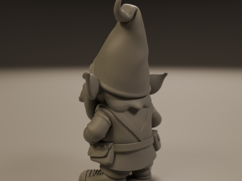 Garden gnome 3D 打印模型