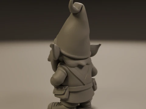 Garden gnome 3D Print Model