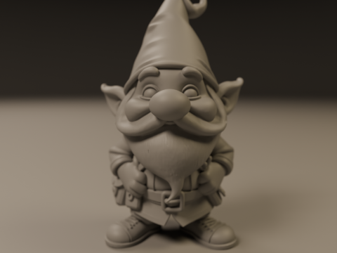 Garden gnome 3D 打印模型