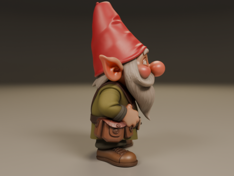 Garden gnome 3D 打印模型