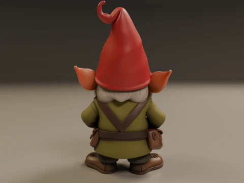 Garden gnome 3D Print Model
