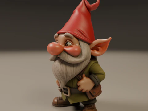 Garden gnome 3D Print Model