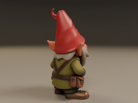 Garden gnome 3D 打印模型