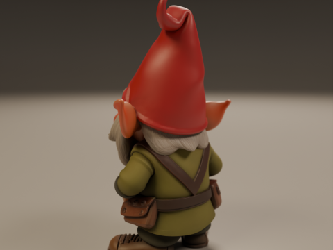 Garden gnome 3D 打印模型