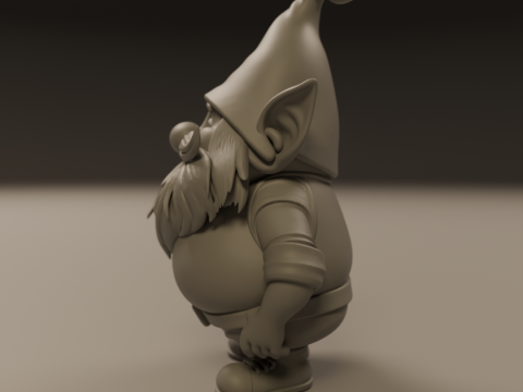 Garden gnome 3D 打印模型
