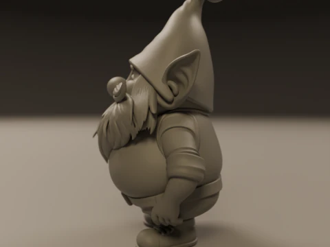 Garden gnome 3D Print Model