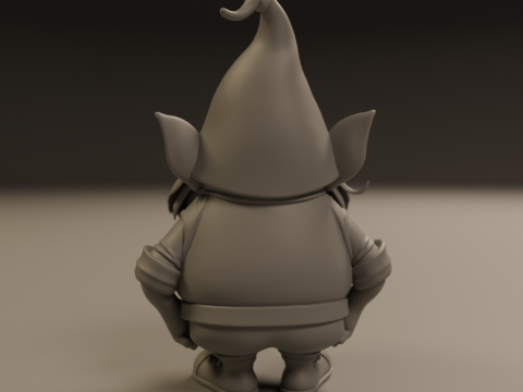 Garden gnome 3D 打印模型