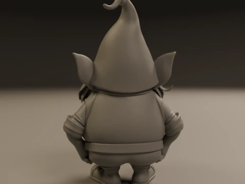 Garden gnome 3D Print Model