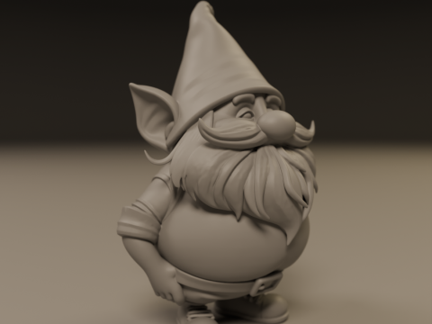 Garden gnome 3D 打印模型