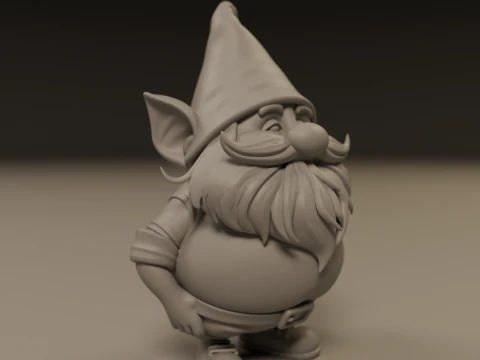 Garden gnome 3D Print Model