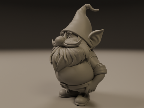 Garden gnome 3D 打印模型