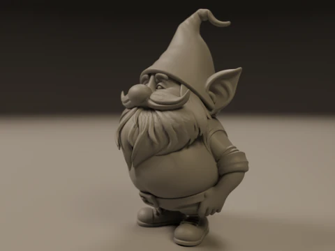 Garden gnome 3D Print Model