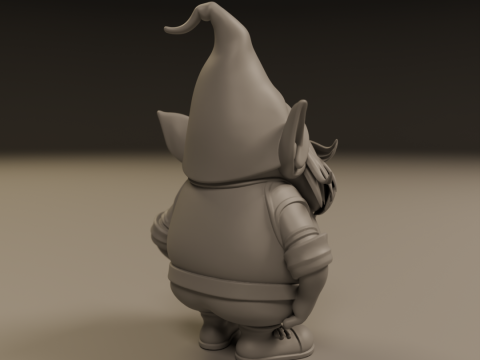Garden gnome 3D 打印模型