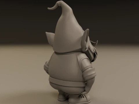 Garden gnome 3D Print Model