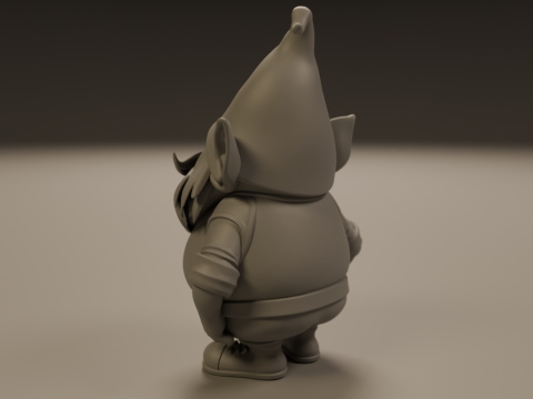 Garden gnome 3D 打印模型