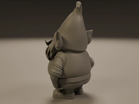 Garden gnome 3D Print Model