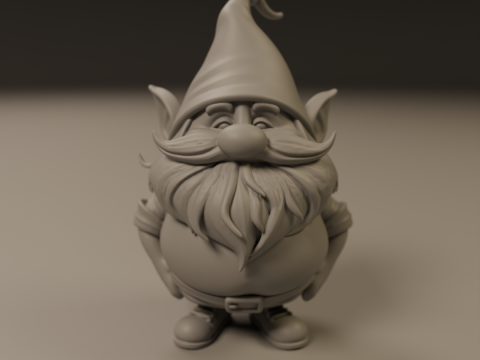 Garden gnome 3D 打印模型