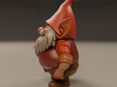 Garden gnome 3D 打印模型