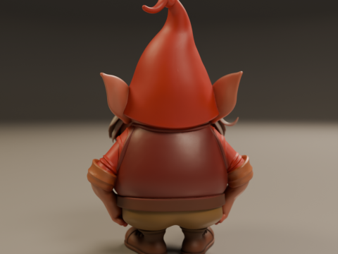 Garden gnome 3D 打印模型