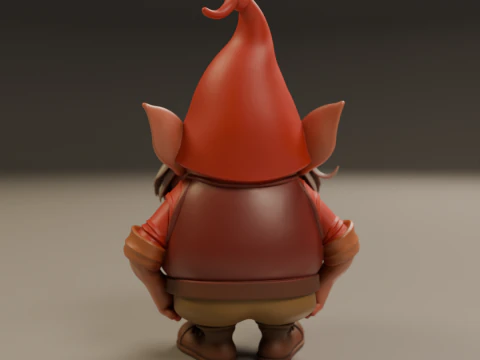 Garden gnome 3D Print Model