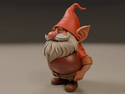 Garden gnome 3D Print Model