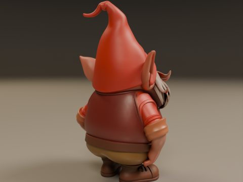 Garden gnome 3D 打印模型