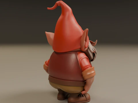 Garden gnome 3D Print Model