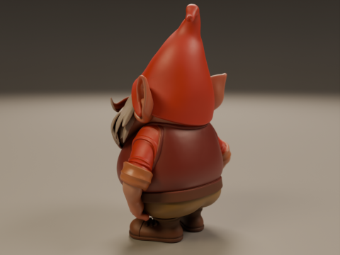 Garden gnome 3D 打印模型