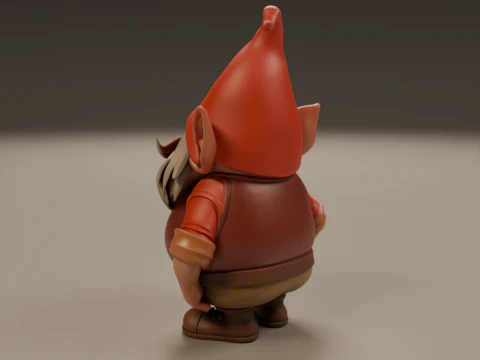 Garden gnome 3D Print Model