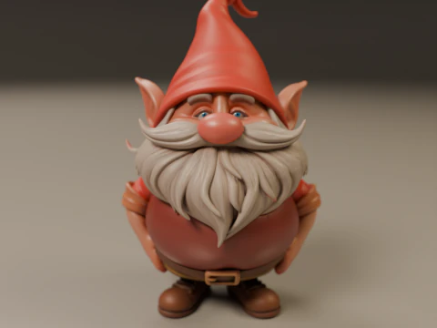 Garden gnome 3D Print Model