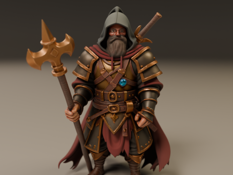 Warrior Modello di stampa 3D