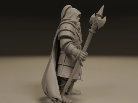 Warrior 3D Print Model