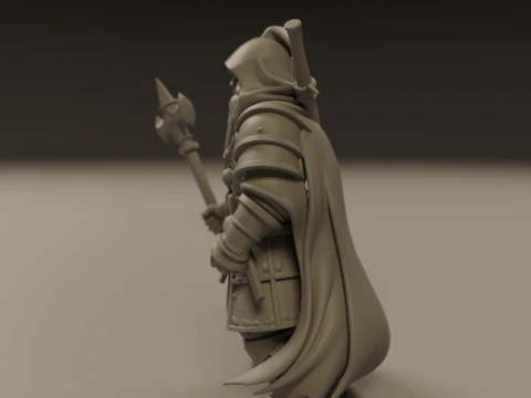 Warrior 3D Print Model