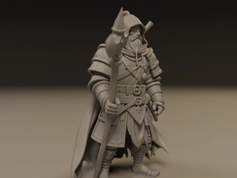 Warrior 3D Print Model