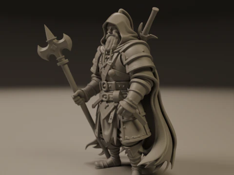 Warrior 3D Print Model