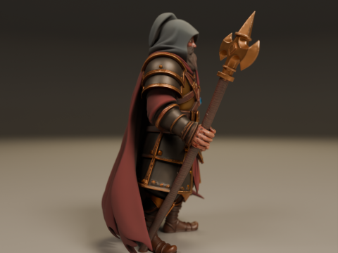 Warrior Modello di stampa 3D